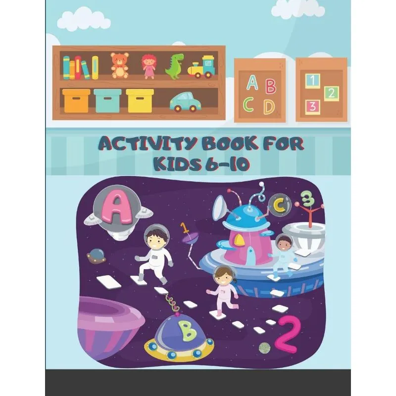 Activity Book for Kids 6-10