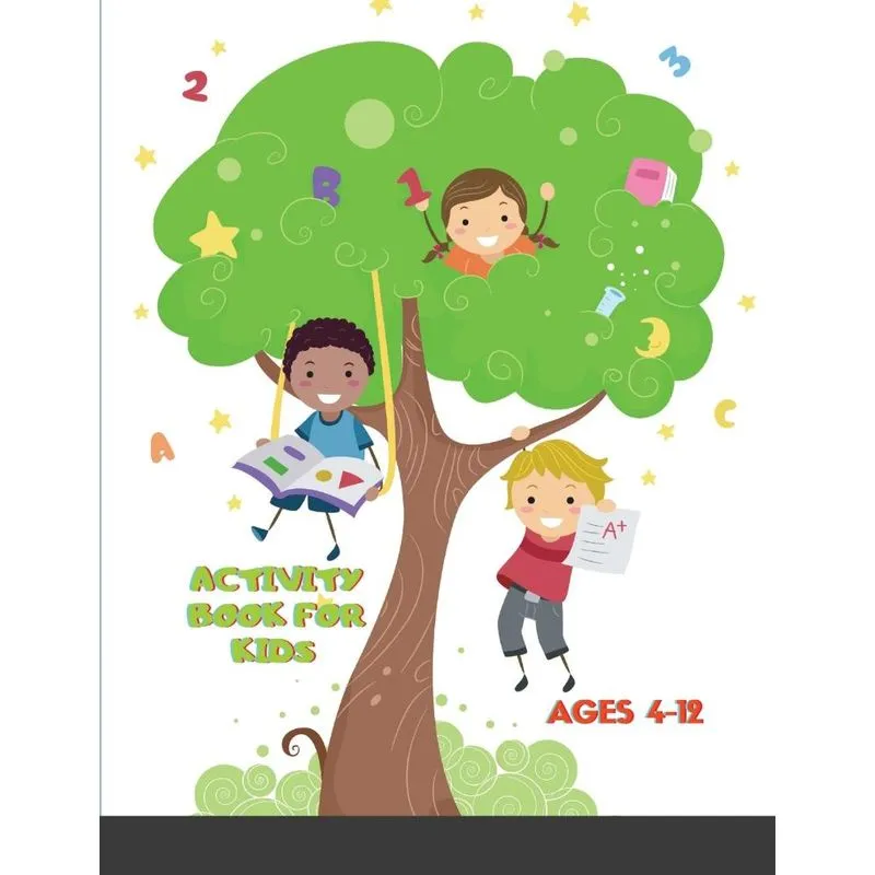 Activity Book for Kids Ages 4-12
