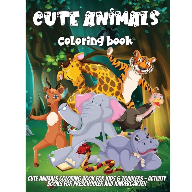 Cute Animals Coloring Book