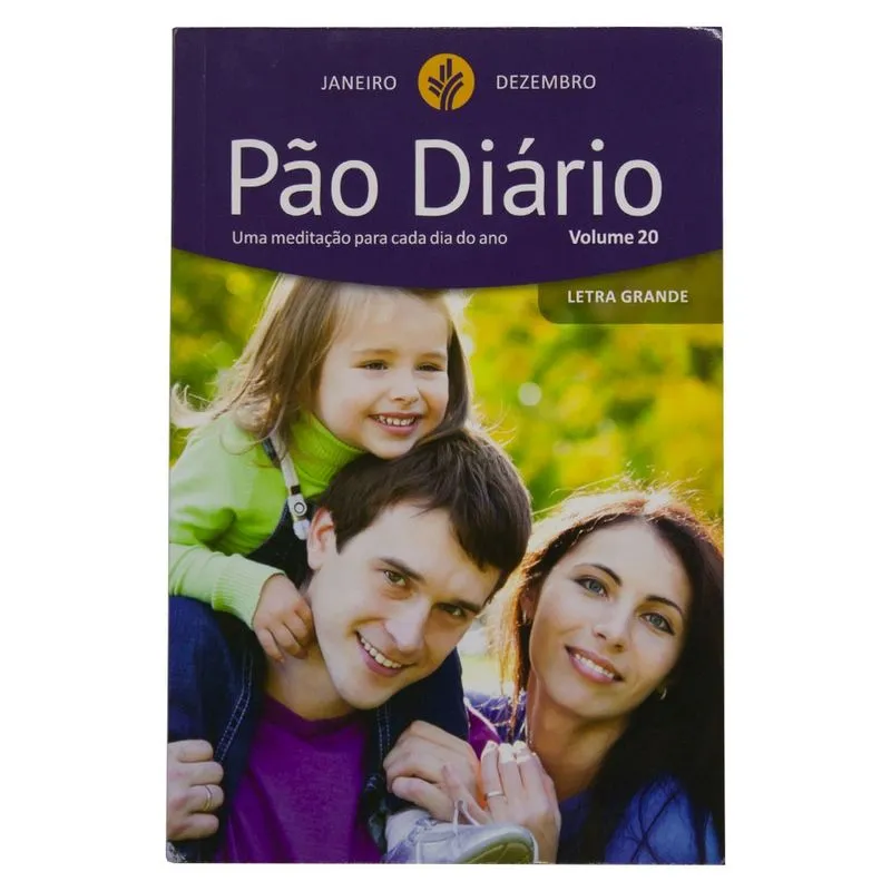 Devocional Pão Diário Volume 20 - Letra Grande - Capa Família