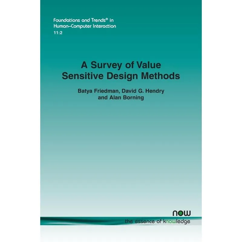 A Survey of Value Sensitive Design Methods