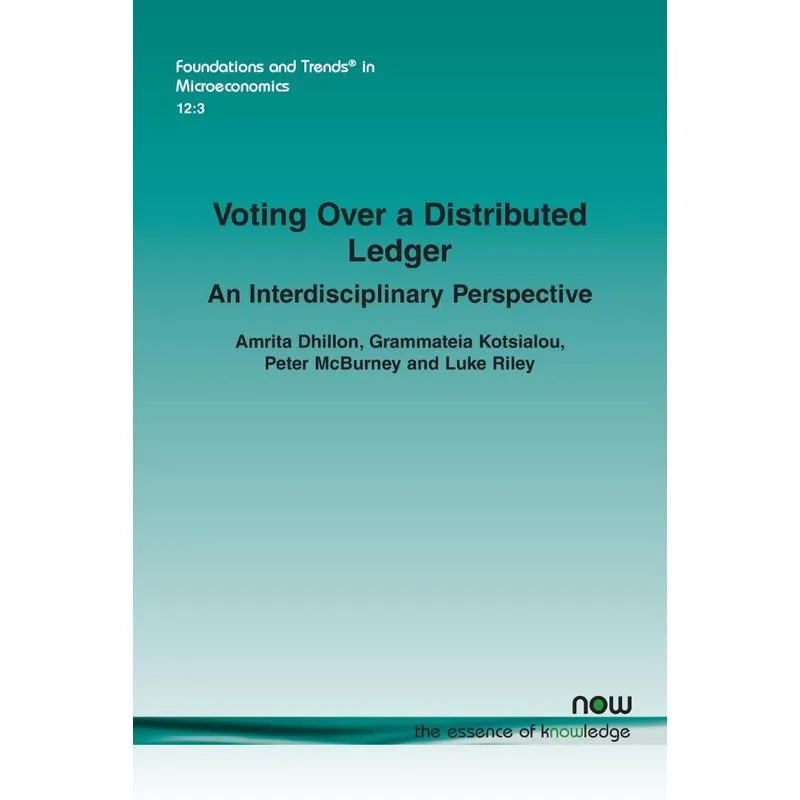 Voting Over A Distributed Ledger