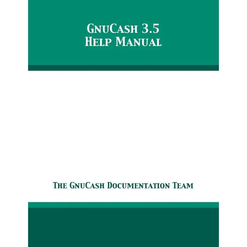 GnuCash 3.5 Help Manual