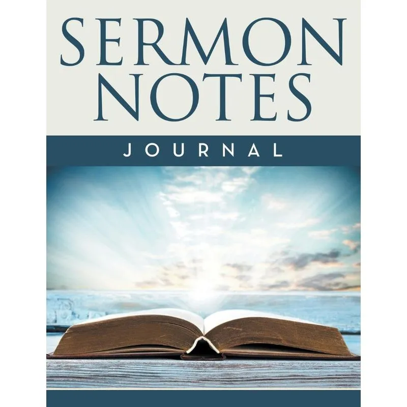 Sermon Notes Journal