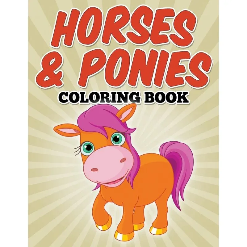 Horses & Ponies Coloring Book