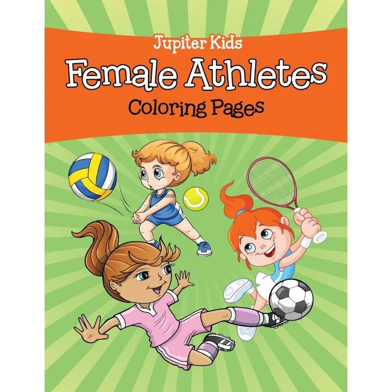 Female Athletes (Coloring Pages)