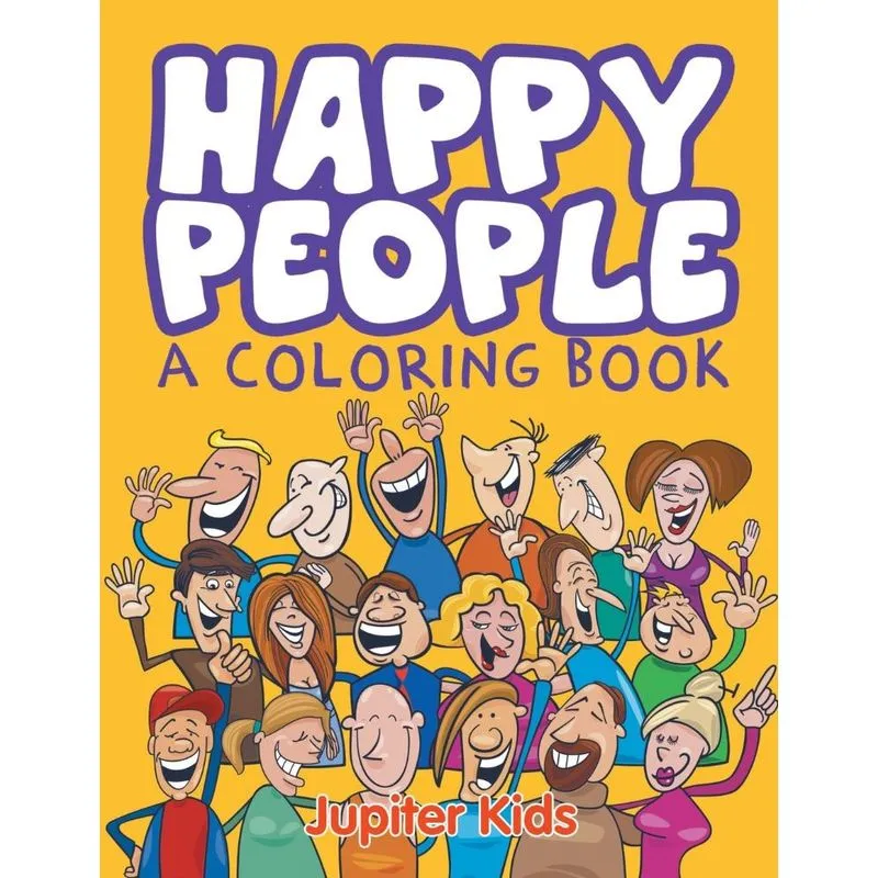 Happy People (A Coloring Book)
