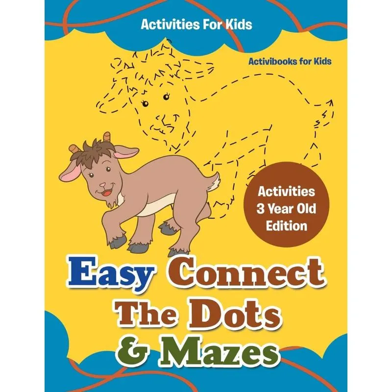Easy Connect The Dots & Mazes Activities For Kids - Activit