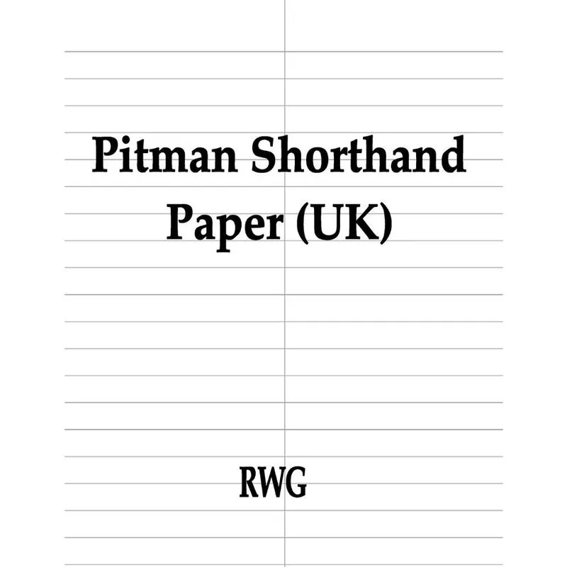 Pitman Shorthand Paper (uk)