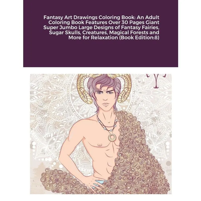 Fantasy Art Drawings Coloring Book