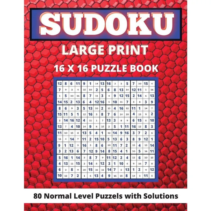 Sudoku Large Print 16x 16
