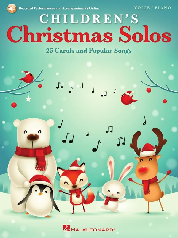 Children's Christmas Solos 25 Carols and Popular Songs Recorded Performances and Accompaniments Online 聲樂 伴奏 耶誕頌歌