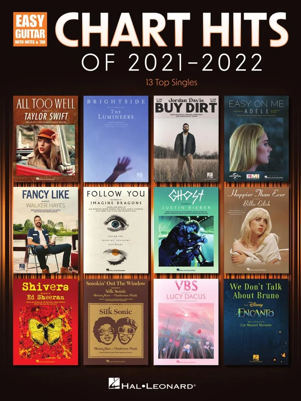 Chart Hits of 2021-2022 吉他