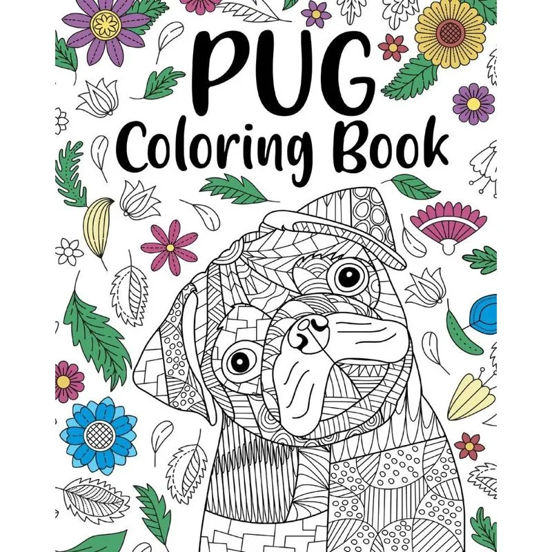 Livro Pug Dog Coloring Book