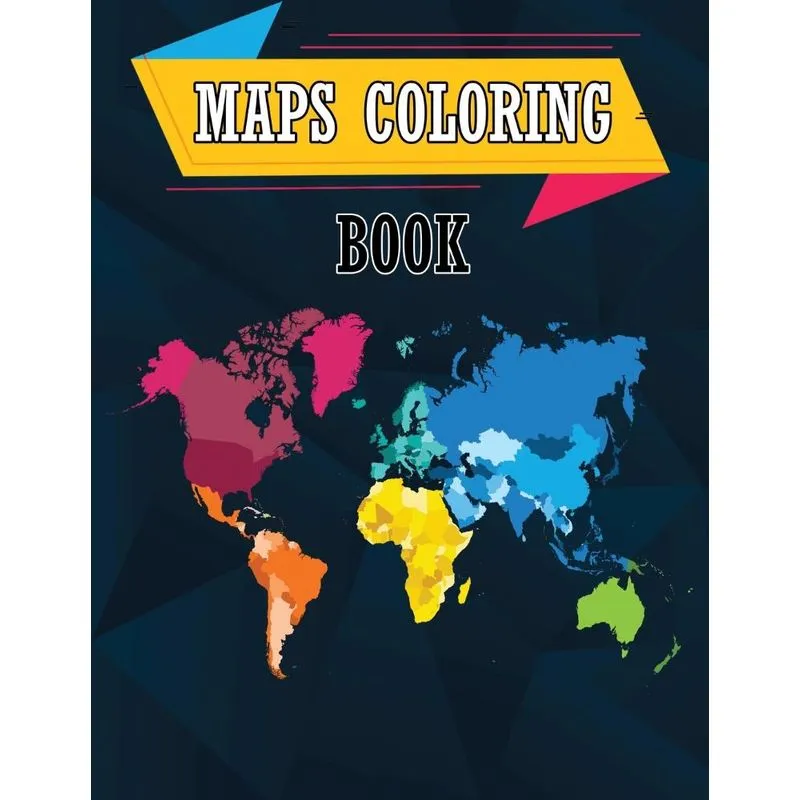 Maps Coloring Book