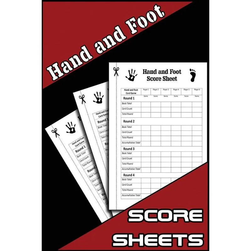 Hand and Foot Score Sheets