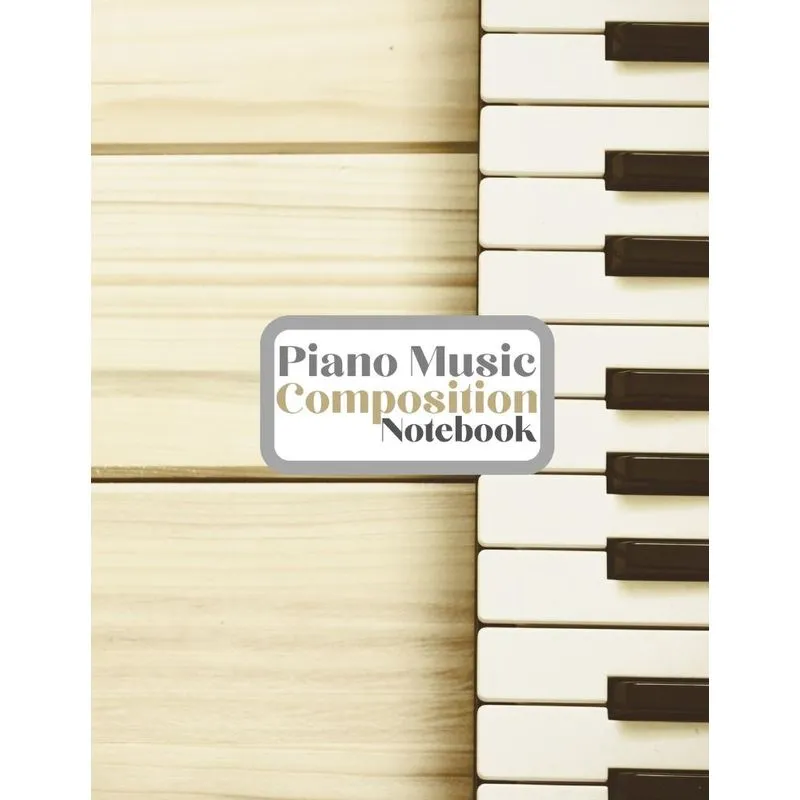 Piano Music Composition Notebook