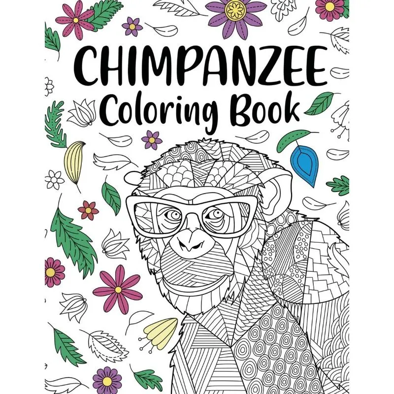 Chimpanzee Coloring Book