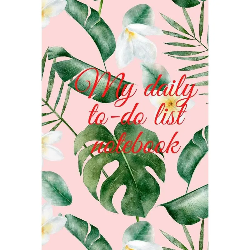 My daily to-do list notebook