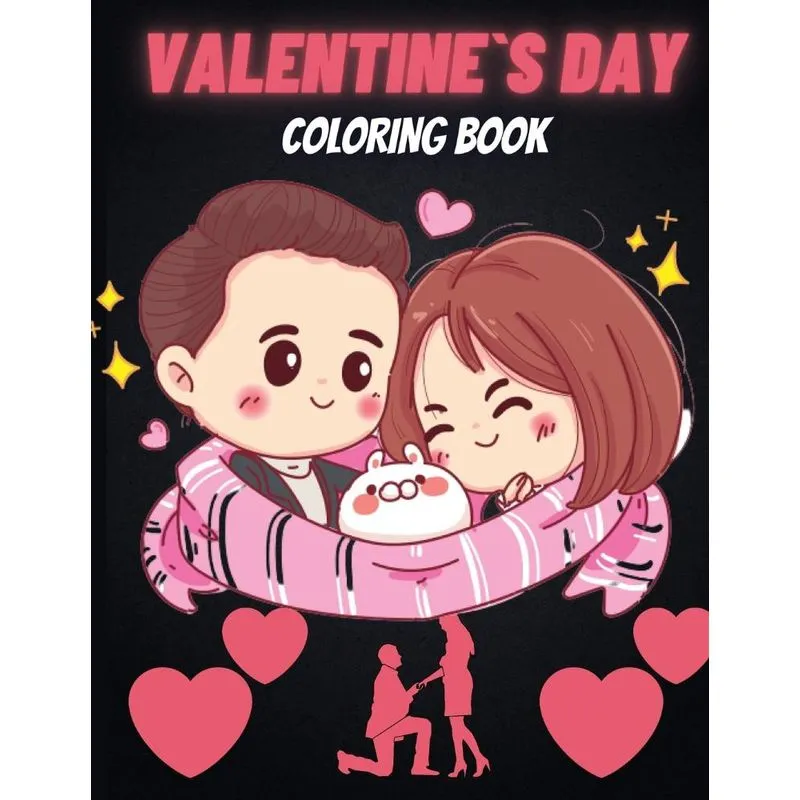 Valentine`s Day Coloring Book