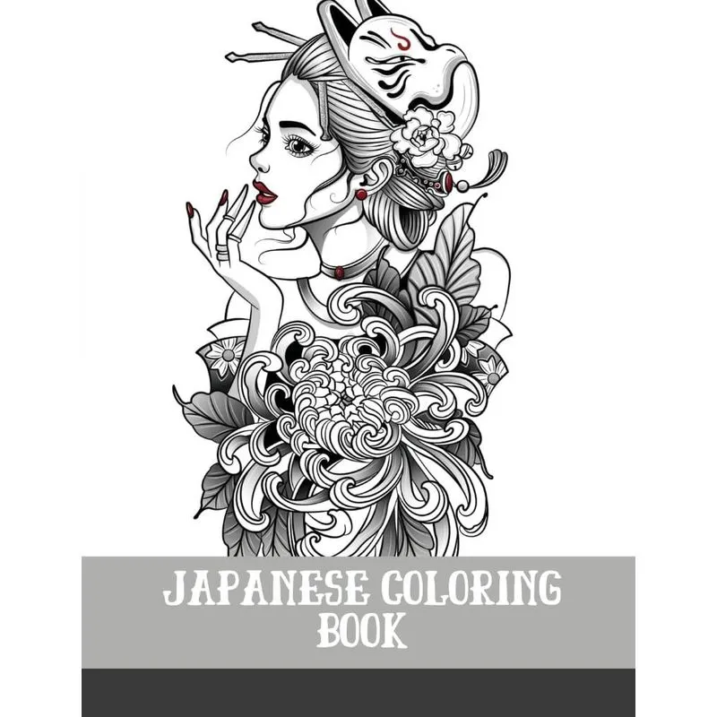 Japanese coloring book