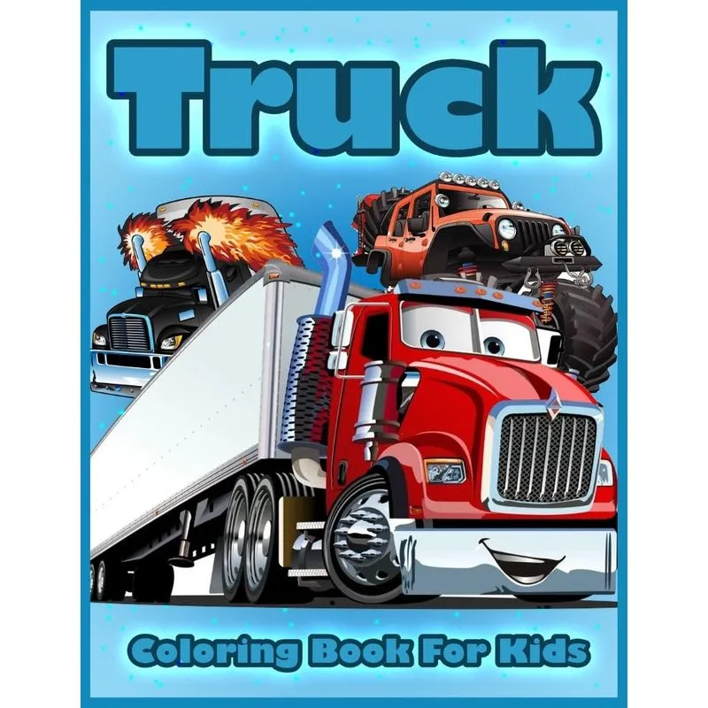 Truck Coloring Book for Kids