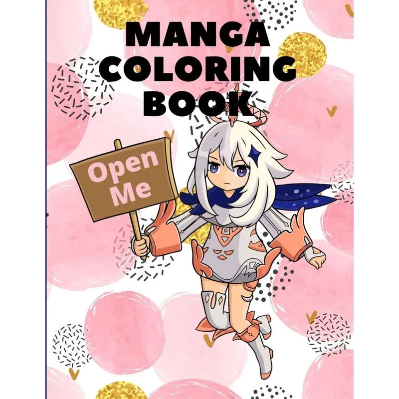 Manga coloring book