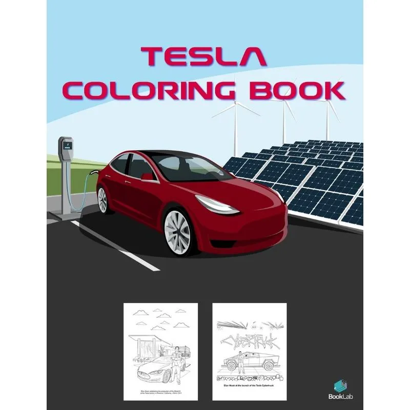 Tesla Coloring Book