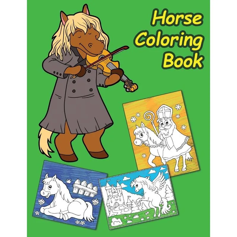 Horse Coloring Book