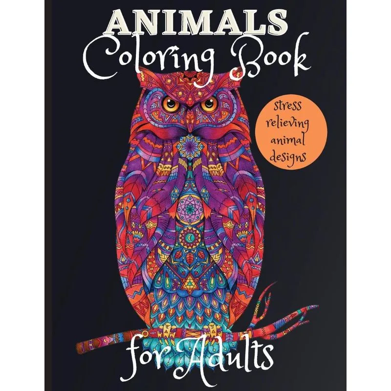 Animals Coloring Book For Adults