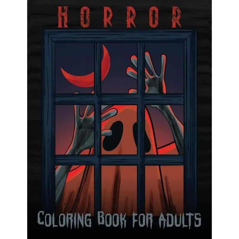 Horror Coloring Book for Adults