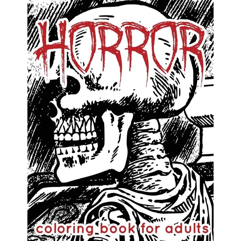 Horror Coloring Book for Adults