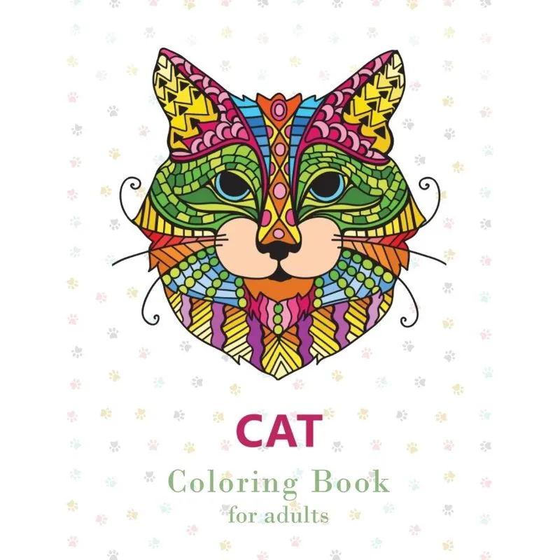 Cat Coloring Book for Adults