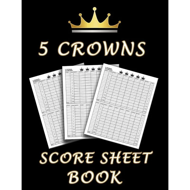 5 Crowns Score Sheet Book