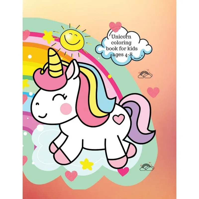 Unicorn coloring book