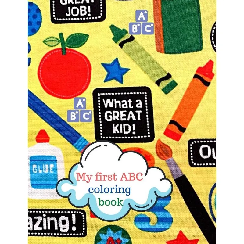 My first ABC coloring book