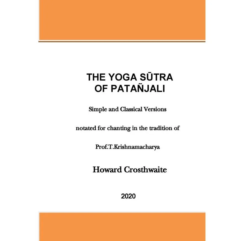 The Yoga Sutra of Patanjali