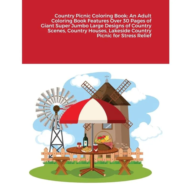 Country Picnic Coloring Book