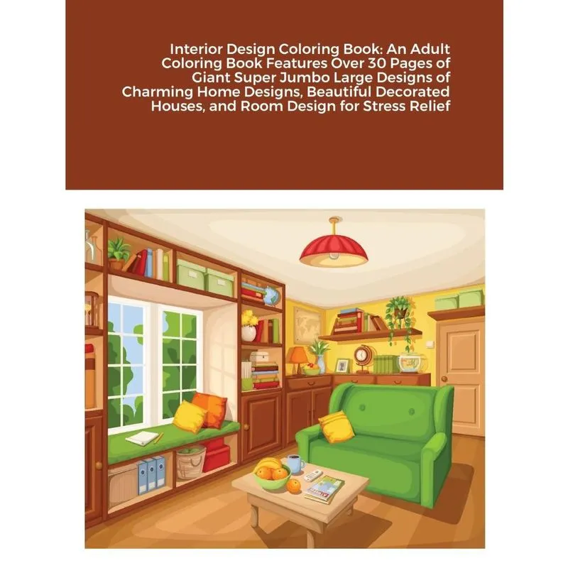 Interior Design Coloring Book