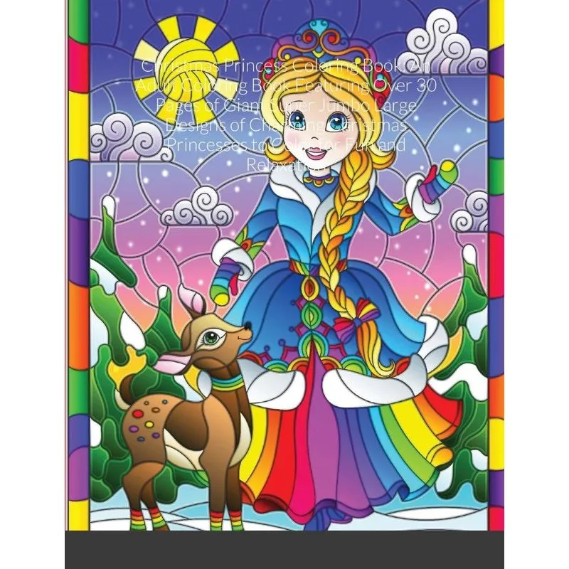Christmas Princess Coloring Book