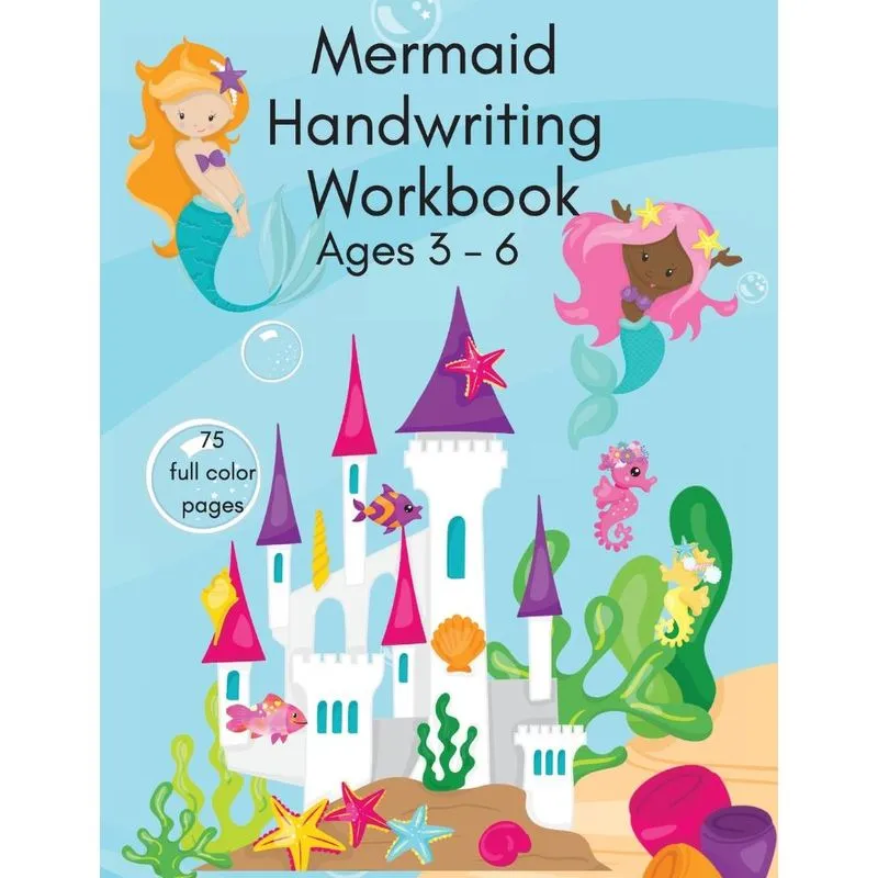 Mermaid Handwriting Workbook