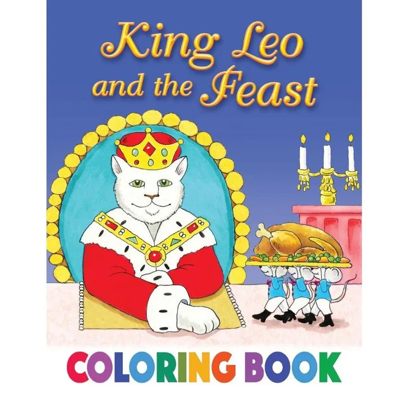 King Leo and the Feast Coloring Book