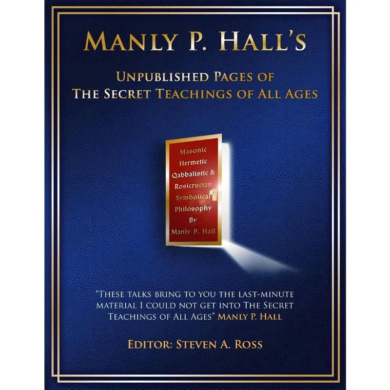 Livro Manly p. Hall Unpublished Pages of The Secret Teachings pf All Ages