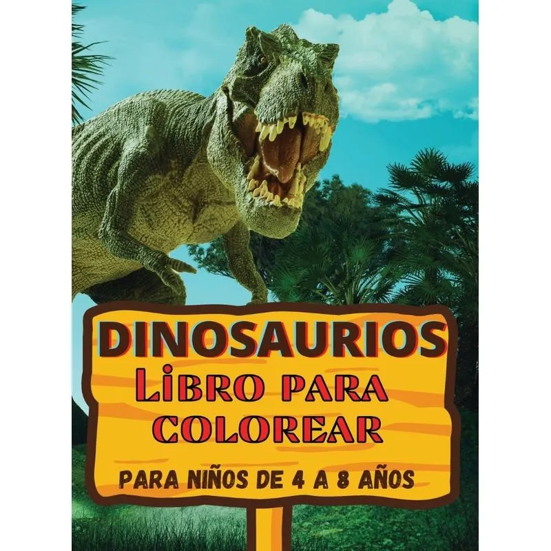 Dinosaurios Libro para colorear