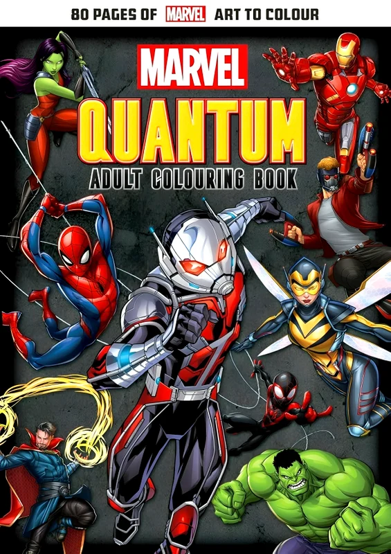 Marvel: Quantum Adult Colouring Book (Featuring Ant-Man And The Wasp)