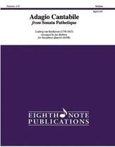 Adagio Cantabile — Saxophone Quartet (SATB)