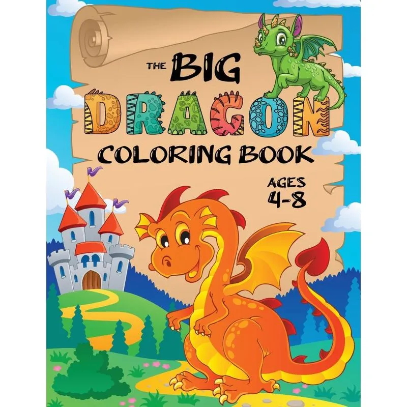 The Big Dragon Coloring Book