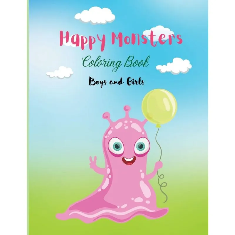 Happy Monsters Coloring Book