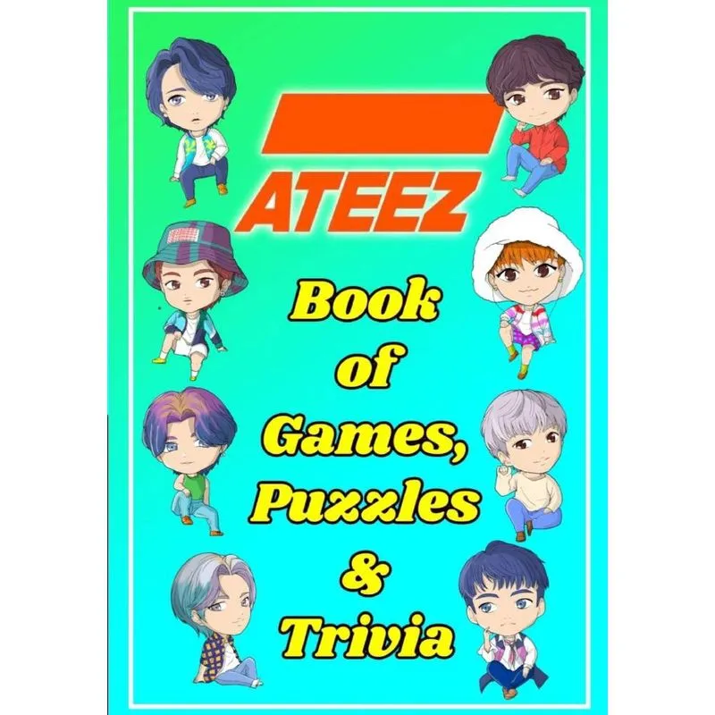 Livro ateez Book Of Games, Puzzles and Trivia