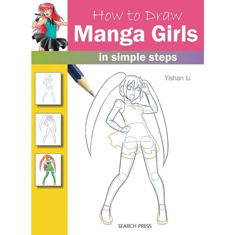 HOW TO DRAW MANGA GIRLS IN SIMPLE STEPS